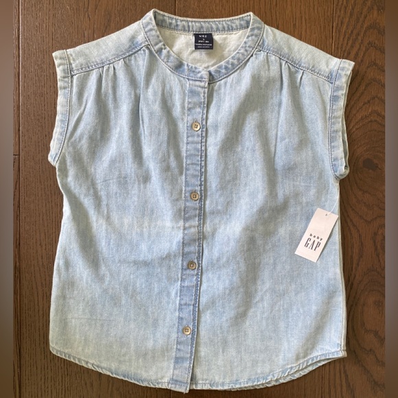 GAP girls denim top - size 5 years - Picture 2 of 5